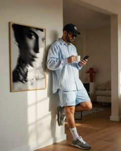 Blurred Portrait for living room, luxury blurred portrait wall art for office, minimalist blurred portrait poster