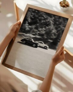 Porsche 911 Vintage Racing Poster
