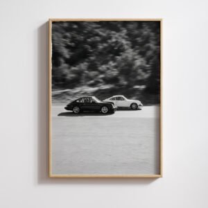 Porsche 911 Vintage Racing Poster