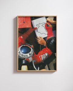Michael Schumacher – Vintage F1 Cockpit Wall Art Print