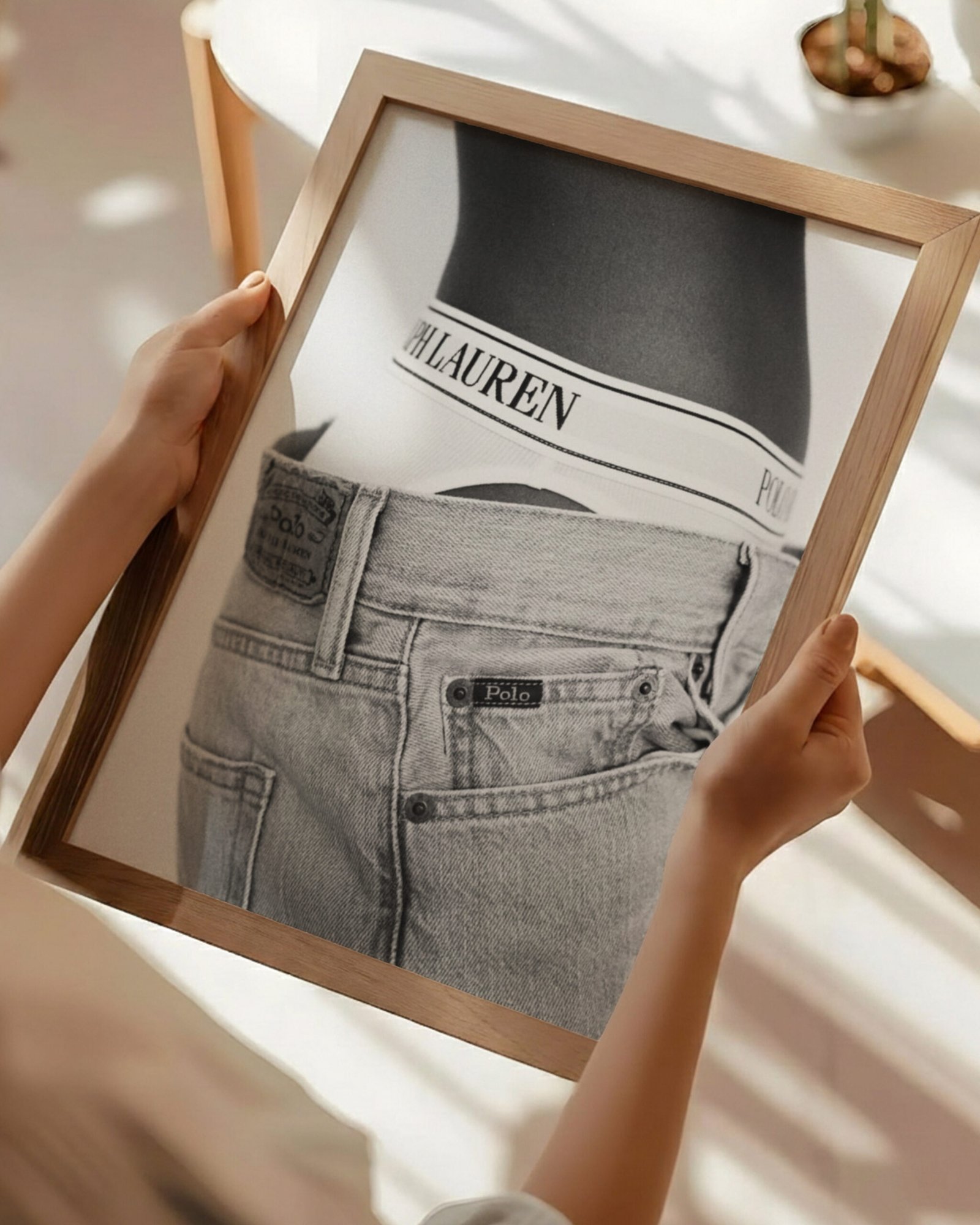 Montclair Product Cover Image – 1 Minimalist fashion portrait wall art featuring a close-up polo silhouette. Museum-quality matte print designed for modern and luxury interiors.