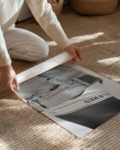 Minimalist fashion portrait wall art featuring a close-up polo silhouette. Museum-quality matte print designed for modern and luxury interiors.