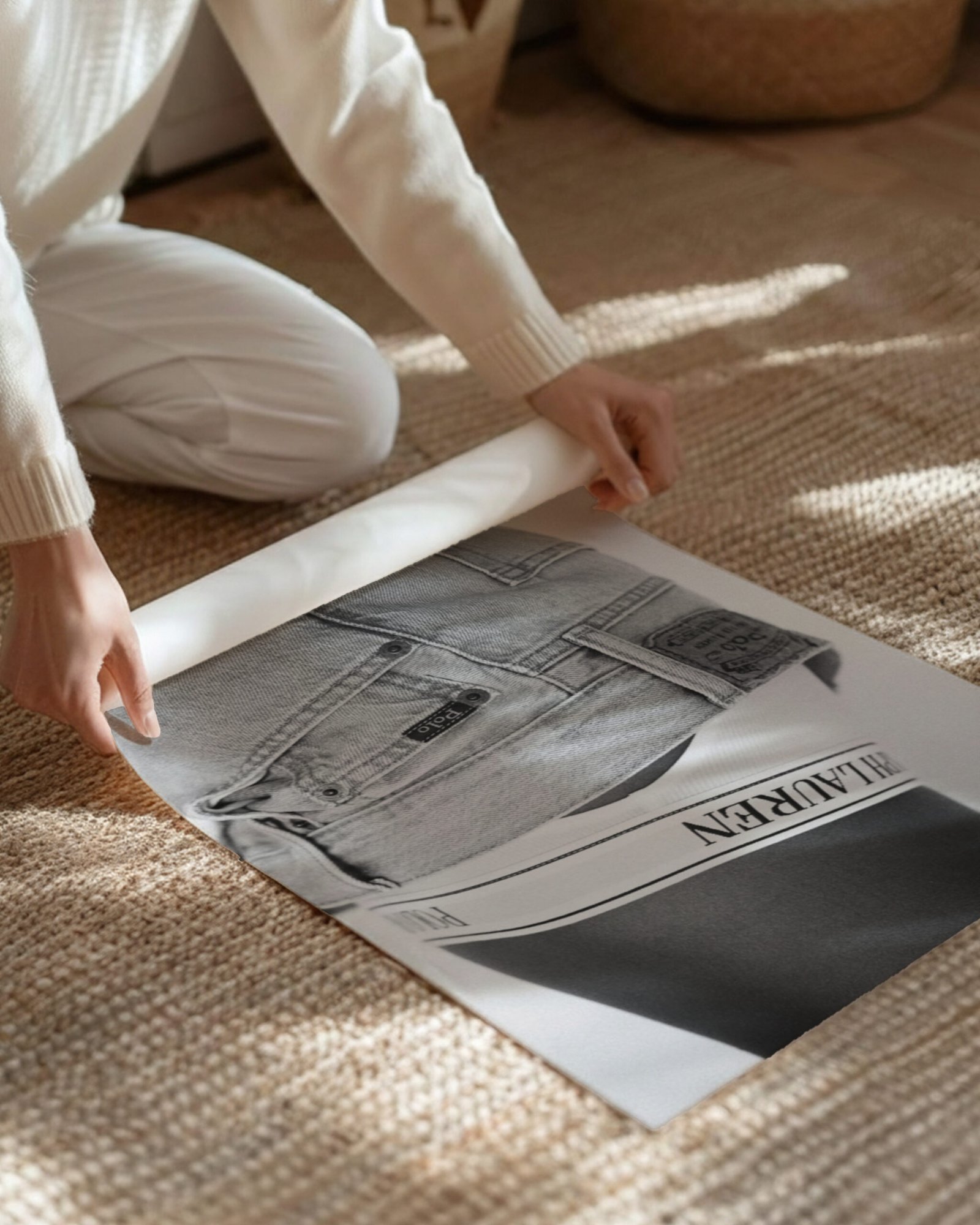 Montclair Product Cover Image – 1 Minimalist fashion portrait wall art featuring a close-up polo silhouette. Museum-quality matte print designed for modern and luxury interiors.