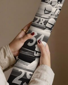 Vintage race car photography print wall art