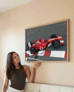 Michael Schumacher Ferrari F1 print