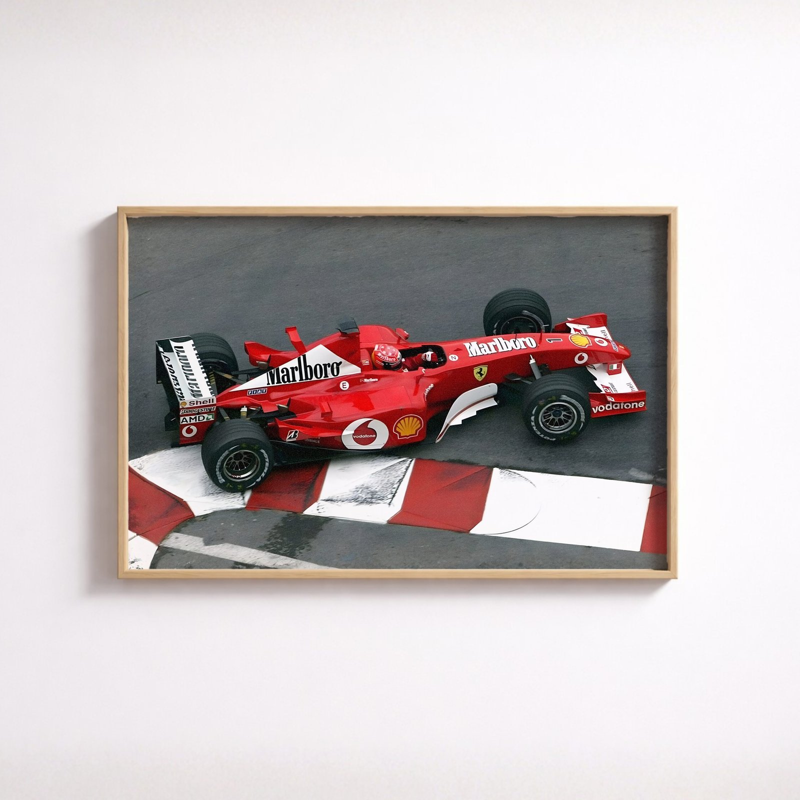 Michael Schumacher Ferrari F1 print