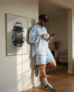 Black and white portrait print of Porsche 911 930 Turbo classic sports car