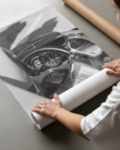 in-race cockpit portrait of Clay Regazzoni driving Ferrari Formula One car during Grand Prix