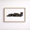Ayrton Senna, Lotus 97T, 1985 Portuguese GP, Formula 1, F1 wall art, Senna poster, motorsport photography, vintage F1, Lotus F1, racing history