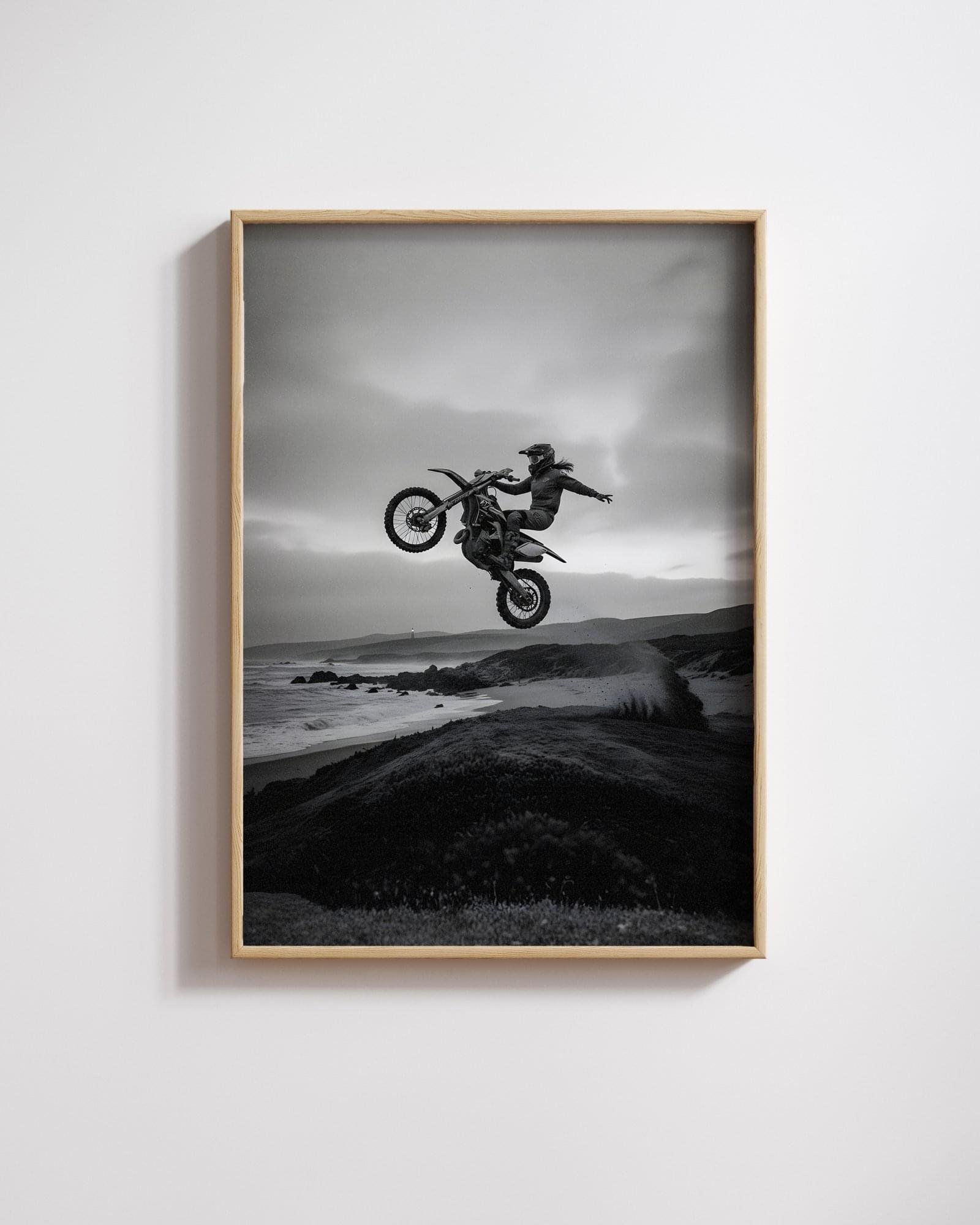 dirt bike wall art motocross poster dirt bike jump print motocross wall decor action sports wall art motocross photography print